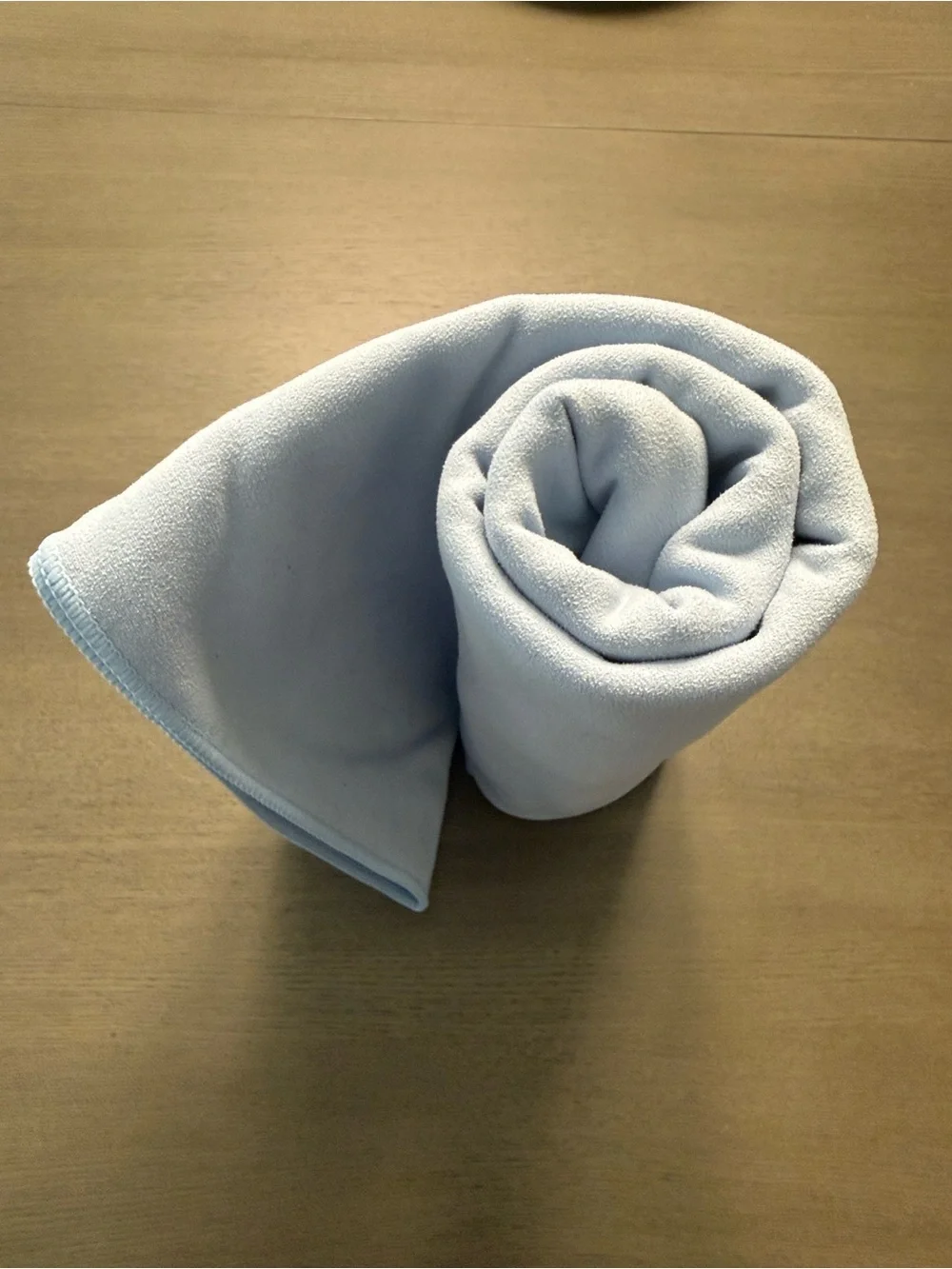 Light Blue Hot Yoga Mat Towel